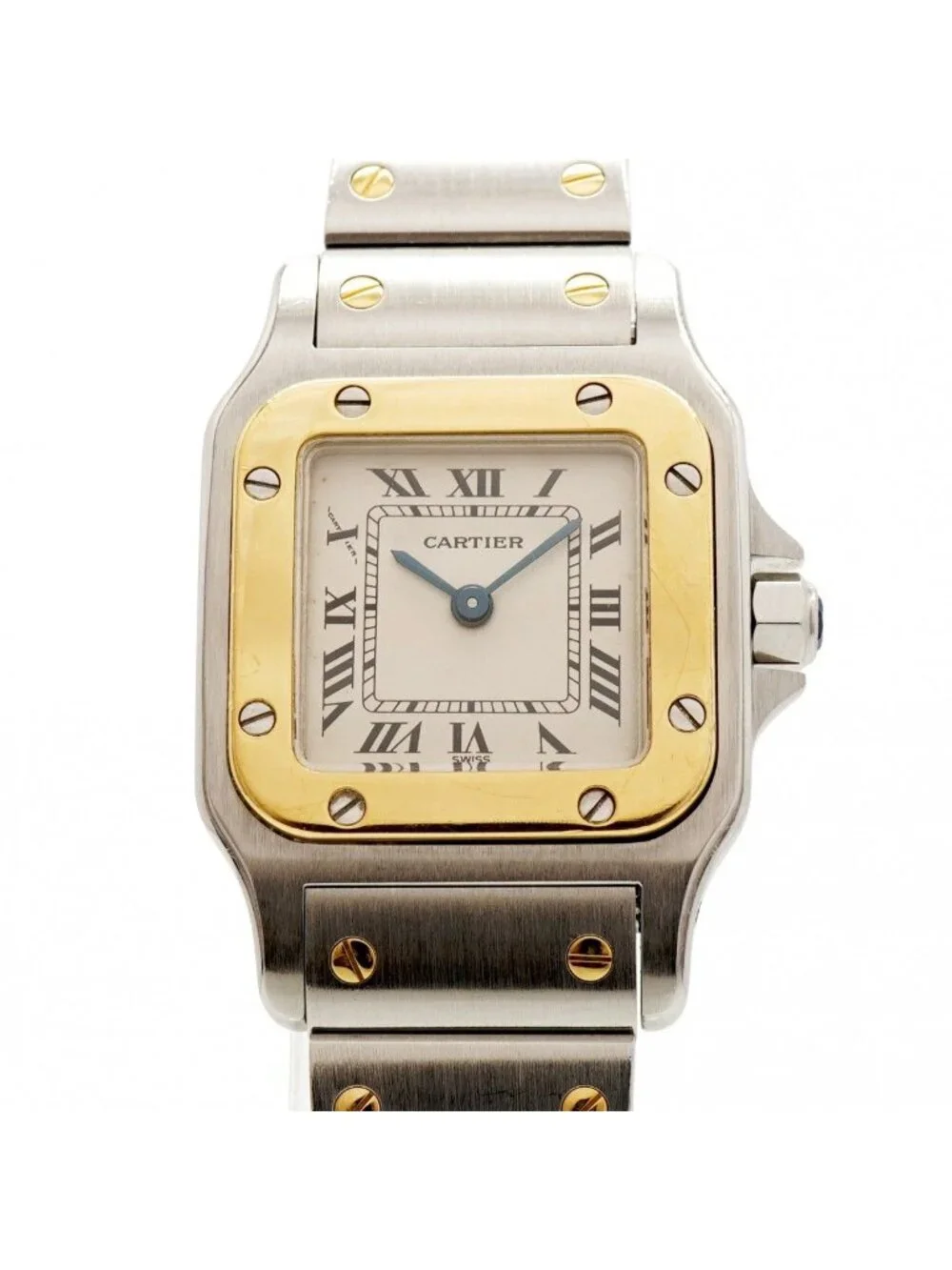 Cartier Santos Galbe SM White Dial Watch